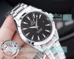 Copy Omega Seamaster Aqua Terra 150 Black Dial Stainless Steel Watch